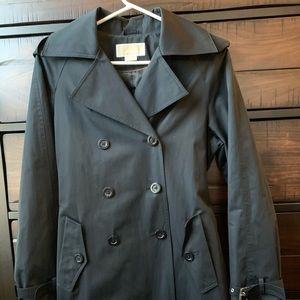 Michael Kors black trench coat
